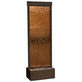 Bluworld GF8WM 90 x 32 x 16 Bronze Mirror Rear Mount Dark Copper Frame Gardenfall Metaline... by Bluworld