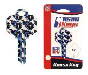 Schlage NFL House Key - Tennessee Titans