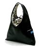 TESAGE Yukiko Sato New York, K1AL with D1 Purse Insert Leather-look Zen Black'11 KIKU gardens, mini hobo Katty purse