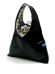 TESAGE Yukiko Sato New York, K1AL with D1 Purse Insert Leather-look Zen Black'11 KIKU gardens, mini hobo Katty purse