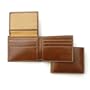 Leather Billfold with Flip Window Color: Bridle Tan