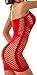 ADOREJOY Womens Lingerie Bodysuit Chemise Teddy Naughty Babydoll Nighty(Red,M)