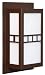 120 Outdoor Lighting Wall Fixture in Bronze & Opal Glass
