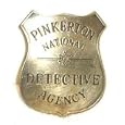 Pinkerton Detective Agency Obsolete Old West Police Badge