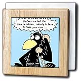 Crow Answering Machines - 6 Inch Tile Napkin Holder