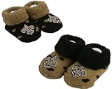 New Orleans Saints Newborn Polka Dot Bootie 2-Pack
