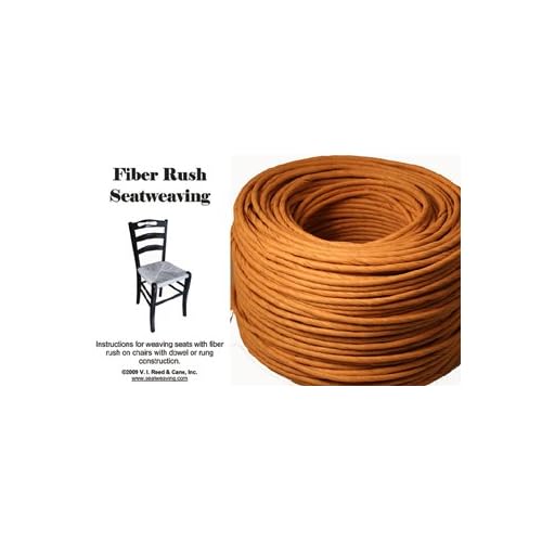 6/32 Fiber Rush Seat Weaving Kit includes Weaving Booklet