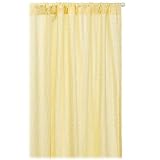 Tadpoles Basics Gingham Drapes 63" - Yellow
