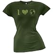 I Heart The Earth Distressed Juniors T-Shirt I Heart The Earth Distressed Juniors T-Shirt