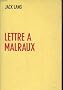 Lettre � Malraux