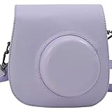 Katia PU Leather Fujifilm Instax Mini 8 Case for Fujifilm Instax Mini 8 Camera (Purple 3)