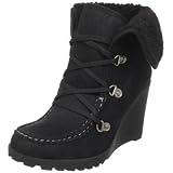 UNIONBAY Womens Pike Faux Shearling Lace-Up Bo