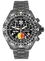 Chase-Durer Men's Special Forces 1000XL Black Ionic-Plated Underwater Demolition Team Watch #246.4BB7-XL-BR