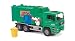 Bruder MAN Side Loading Garbage Truck Green