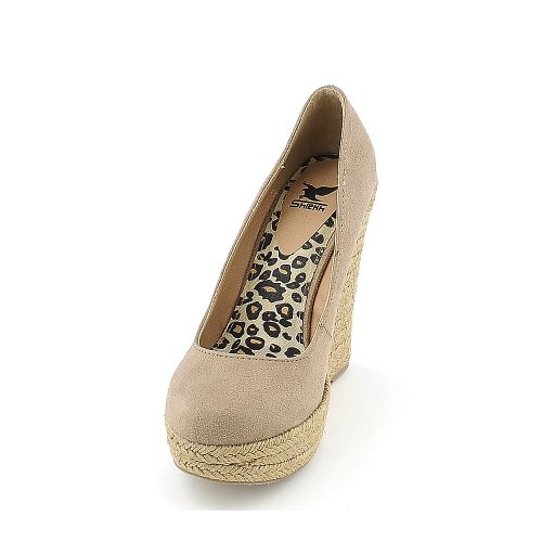 Delicious Womens Glow-S Casual Wedge