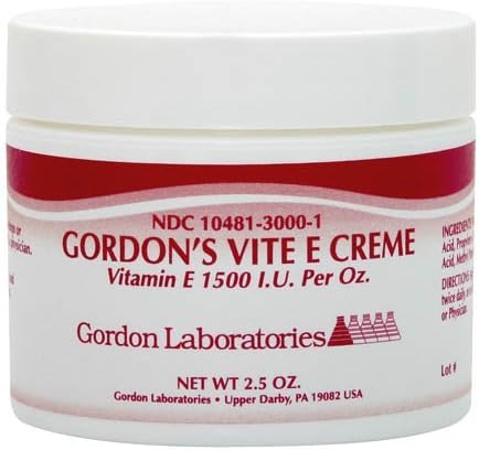 Gordon Laboratories Vite E Crme 2 1/2 Oz. Jar - Each
