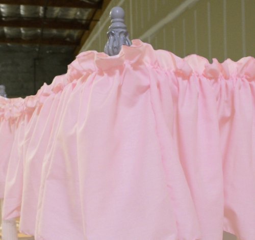 New Crib Size Solid Bubblegum Pink Princess Canopy Fabric Top