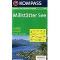 Millst�tter See: Wander-, Langlauf- und Bikekarte, mit Skitouren. Mit Panorama. GPS-genau. 1:25.000