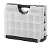Tools & Hardware : Stanley Consumer Storage 014166 Double Sided Organizer Black and Clear
