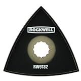 Rockwell RW9132 Sonicrafter Sanding Pad Set, Plastic Back, 2-Piece per Pack