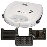 41hCMbtUIyL. SL160  3in1 Waffeleisen Grill Sandwichmaker Sandwich
