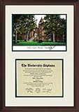 IMAGE OF Northern Arizona University Scholar Scholar Mahogany Framed Lithograph w/Diploma Opening