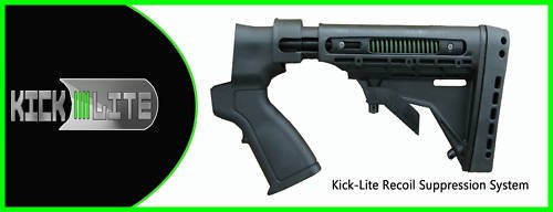 Phoenix Technology Mossberg 500 Kicklite Adjustable Stock Package (Black)