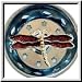 Red Glitter Dragonfly Kitchen Sink Strainer