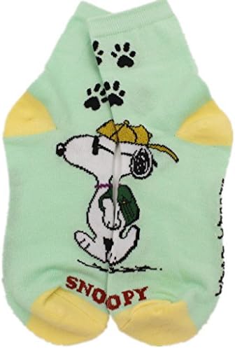 Caramella Snoopy Socks, Green