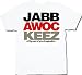 Jabbawockeez Dance Stack Logo White T-shirt Tee