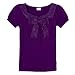 Girls' Xhilaration® Square Neck Top - Plum