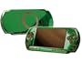 PlayStation Portable 2000 (PSP-Slim) Skin - NEW - GREEN CHROME MIRROR system skins faceplate decal mod