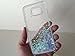 S7 Edge Quicksand Case, Pansonite® Fashion Creative Design Flowing Liquid Floating Luxury Bling Glitter Sparkle Love Heart Hard Case for Samsung S7 Edge (Pink&Blue)