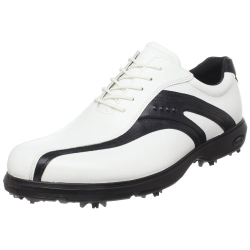 ECCO Men's Classic Golf Shoe,White/Black,41 EU/7-7.5 