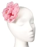 Hey Viv! 50's Pin Up Hair Flower Clip: Blush Pink Rose