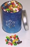Scott's Cakes Assorted Mix Jelly Belly Jelly Beans in a Snowflake Can