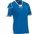 IMAGE OF Diadora Women's Quadro Jersey Short Sleeve Shirt,Maroon,XXS US