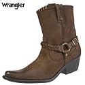Wrangler Shakira Westernstiefelette Nubuk -braun-