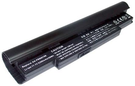11.10V,5200mAh,Li-ion,Hi-quality Replacement Laptop Battery for SAMSUNG N110, N110-12PBK, NC10, NC10 (black), NC20, SAMSUNG N120(white) Series, Compatible Part Numbers: AA-PB6NC6E, AA-PB6NC6W, AA-PB8NC6B, AA-PL8NC6W