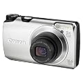 Canon PowerShot A3300 IS Digital Camera - Silver (16.0 MP, 5x Optical Zoom) 3.0 inch TFT LCD
