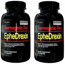 EpheDrexin - Extreme Thermogenic Fat Burning Fire, 90 caps (2 BOTTLES)