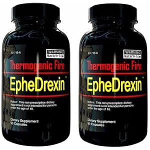 EpheDrexin - Extreme Thermogenic Fat Burning Fire, 90 caps (2 BOTTLES)