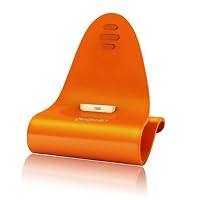KONNET iCrado Rainbow, Stylish Metal Charging Dock / Cradle / Stand for iPhone, iPhone 3G, iPhone 3GS and iPod (Limited Edition: Orange)