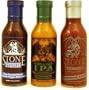 Gourmet Barbecue Trio Gift Set, Stone Brewing Co. , 3 - 14oz Glass Jars