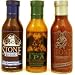 Gourmet Barbecue Trio Gift Set, Stone Brewing Co. , 3 - 14oz Glass Jars