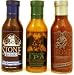 Gourmet Barbecue Trio Gift Set, Stone Brewing Co. , 3 - 14oz Glass Jars