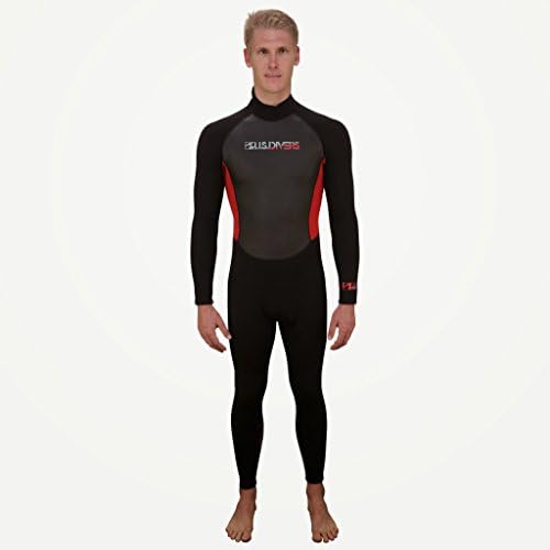 US Divers Mercury Wetsuit Full, Red, XX-Large