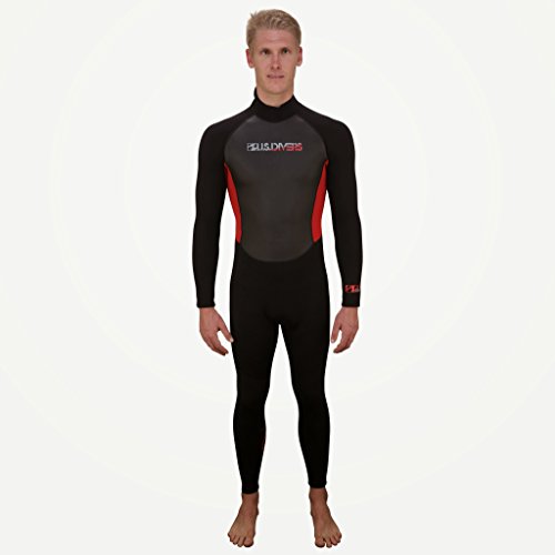 US Divers Mercury Wetsuit Full, Red, XX-Large