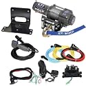 KFI Products SWCM6 Winch Combo Package - A3000 KFI 3000lb Electric Winch And 100575 Winch Mount For Kawasaki Mule 610