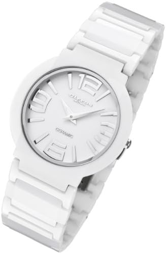Cirros Luxury Unisex White Ceramic Watch Model 2263GW